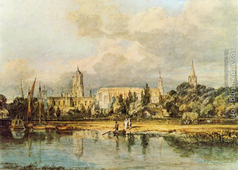 Joseph Mallord William Turner : South View of Christ Church, etc., from the Meadows